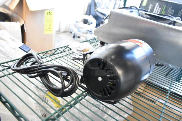 BRAND NEW VF-30WLF0 Boltic 30" Oscillating Fan Motor, 120V, 1 Phase. Minor scratches and dents visible.