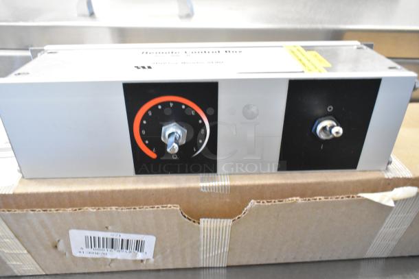 Hatco RMB-7M Control Box, new, in box. Features a control knob, labeled dial, and toggle switch.