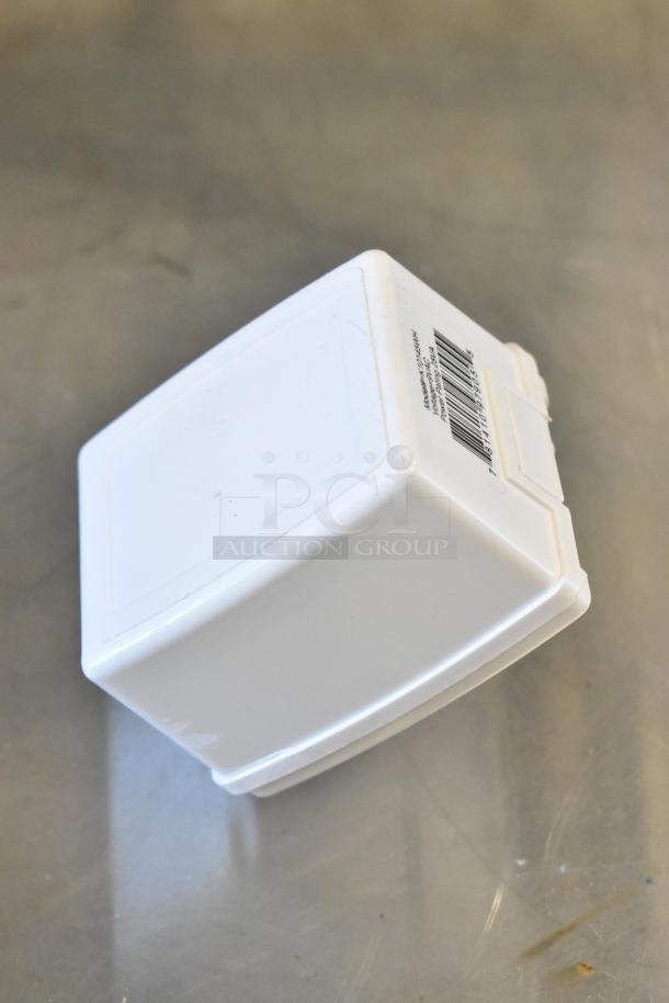 White Honeywell K10145WH Class II Transformer, new condition, barcode label visible on side.