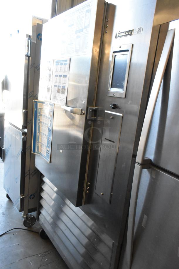 2018 Traulsen TBC13 stainless steel commercial blast chiller, single door, 3 probes, on casters, 115/208-230V, good condition.