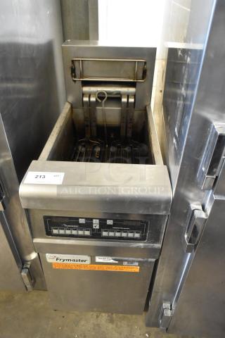 2018 Frymaster RE114TCSC Stainless Steel Commercial Floor Style Deep Fat Fryer. 208 Volts, 3 Phase. - Item #1214185