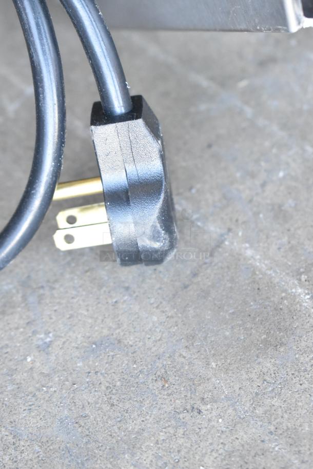 BRAND NEW SCRATCH AND DENT! Oasis PWEBF-005 Stainless Steel Wall Mount Water Fountain; visible power cord.