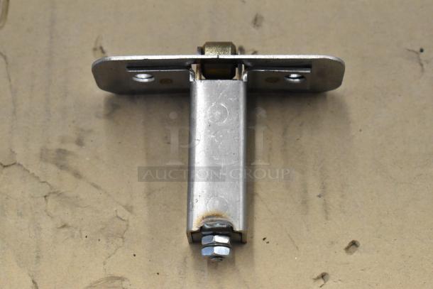 Metal part with two bolt holes and welded joints, possibly a Dormont RV48CL gas regulator component, in new condition.