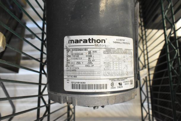 Marathon 5KH32GNB811BX Motor, 100-120/200-240V, 1 Phase, model details on label, good condition.