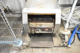 Hatco TQ-800HBA Metal Commercial Countertop Toast Qwik Bagel and Bun Conveyor Toaster Oven. 208 Volts, 1 Phase. - Item #1214270