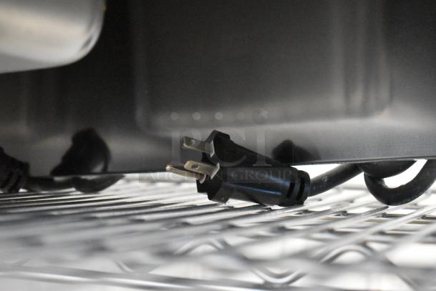 BRAND NEW Globe PF32E stainless steel countertop electric fryer plug and cord. 208-240 Volts, 1 Phase.