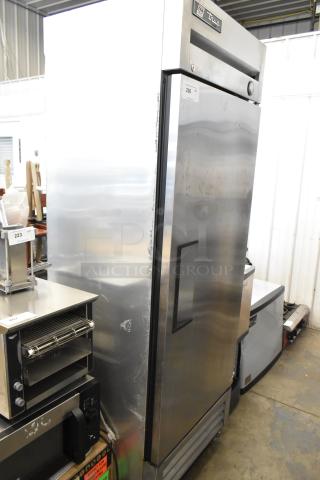 2017 True T-19F Stainless Steel Commercial Single Door Reach In Freezer on Commercial Casters. 115 Volts, 1 Phase. Tested and Powers On But Does Not Get Cold - Item #1214289