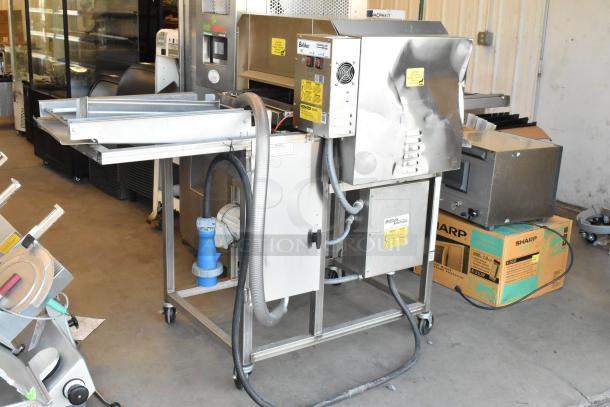 2017 Belshaw Adamatic TG50 Thermoglazing Station, stainless steel, floor style, on casters, 208V, 1-phase, excellent condition.