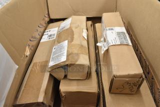 Box of 12 new items: 3M SW-SR-60 cartridges, Chief FCK016 Fusion kits, 3M HF8-S water filters; labeled packages shown.