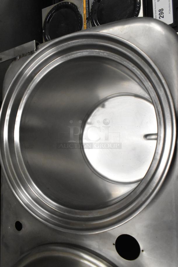 Stainless Steel Commercial Double Automatic Coffee Urn, durable, sleek design, excellent condition, ideal for high-volume use.