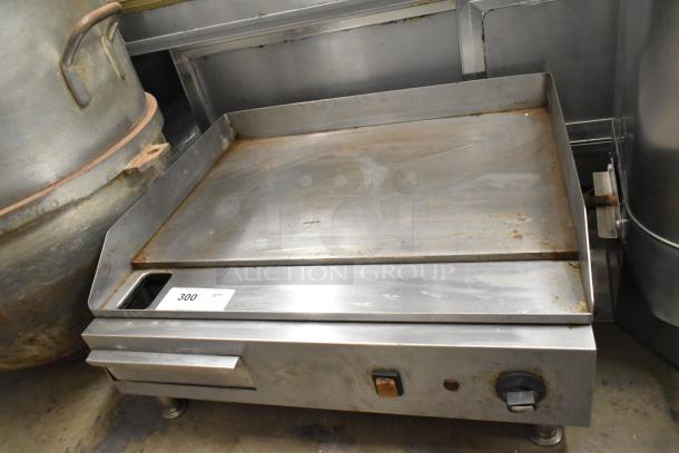 Cecilware EL-1624 stainless steel electric griddle, countertop, 240V, used, showing minor wear. Model EL-1624.