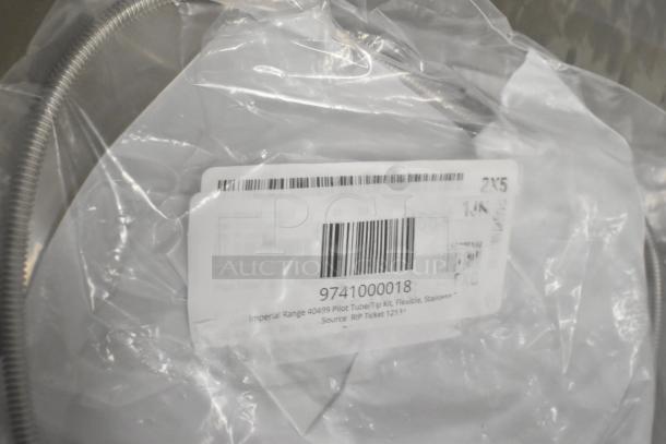 Bag containing Imperial Range 40499 Pilot Tube/Tip Kit, Flexible Stainless Steel, with visible barcode 9741000018.