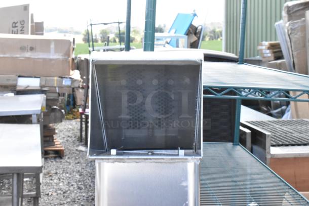 BRAND NEW Shortening Shuttle SS-611-T 80 lb. waste oil transport container; scratch and dent condition.