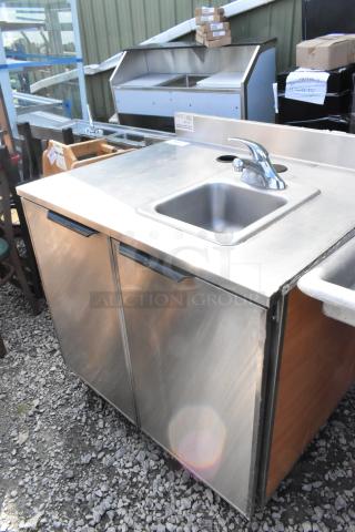 Duke SUB-PS-36-RM Stainless Steel Counter w/ Sink Bay. - Item #1214511