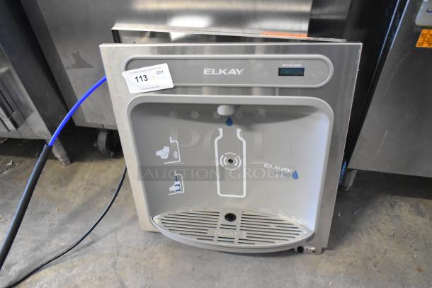 Brand new Elkay water fountain with bottle filler, scratch and dent condition, sensor activated, model ezH2O.