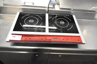 Brand new 2025 Avantco 177IC18DB double countertop induction range, 120V, 1 phase, with scratch and dent.
