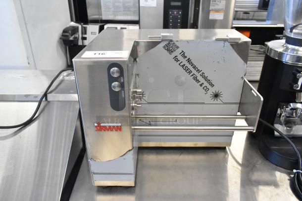 BRAND NEW Sirman Drake Stainless Steel Meat Tenderizer, 120V, 1 Phase, minor scratches, commercial countertop model.