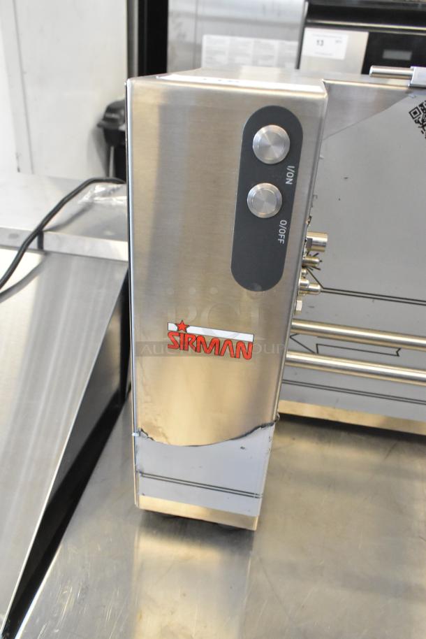 BRAND NEW Sirman Drake automatic meat tenderizer, stainless steel, countertop model, slight dents, 120V, 1 phase.
