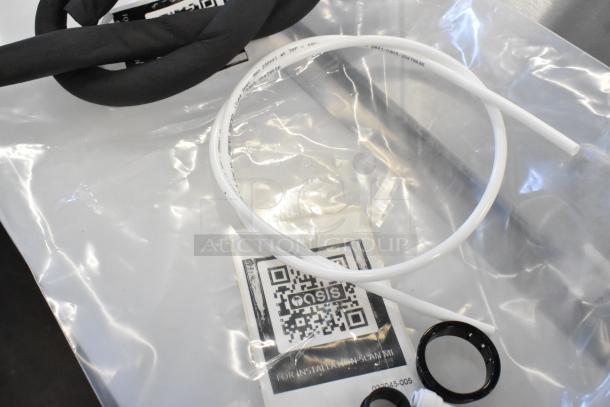 "Brand new scratch and dent drip tray, includes QR code on packaging for installation instructions."