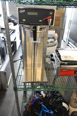 BRAND NEW SCRATCH AND DENT! Curtis D500GT12A000 Stainless Steel Automatic Airpot Coffee Brewer with Digital Controls. 120 Volts, 1 Phase. - Item #1214096