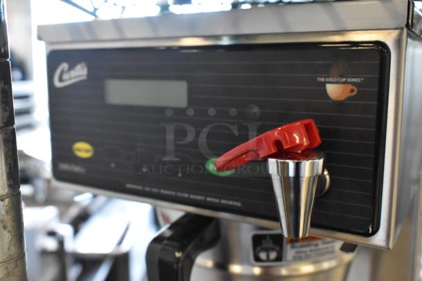 Curtis D500GT12A000 stainless steel automatic airpot coffee brewer with digital controls. Brand new, scratch and dent.