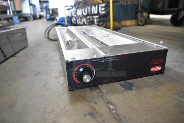 BRAND NEW Hatco GRFFL Glo-Ray Portable Food Warmer with Lights. Scratch and dent. Missing pieces. 120 Volts, 1 Phase.
