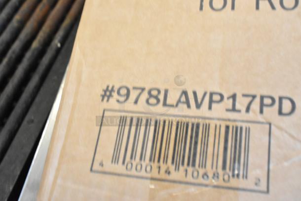 Box with item code #978LAVP17PD for Lavex Pad Driver. Includes barcode and part of shipping label visible.