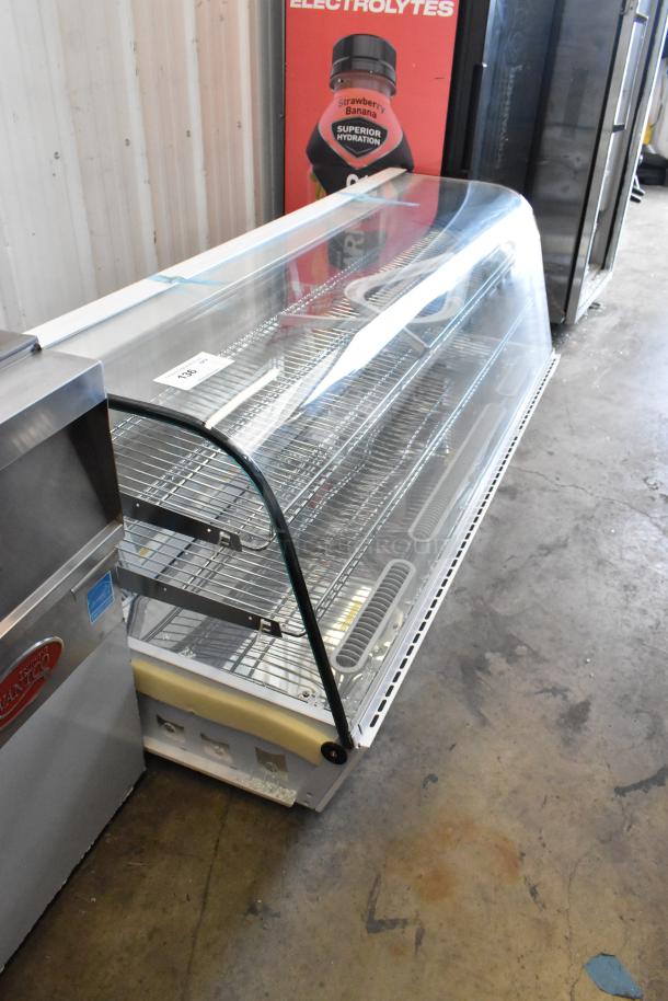 BRAND NEW Avantco Metal Countertop Display Case with scratches. Missing both side panels. Ideal for merchandising.