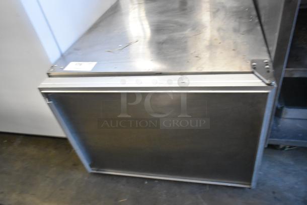 Silver King SKSF/C1 stainless steel commercial single door freezer, 115V, 1 phase, appears to be in good condition.