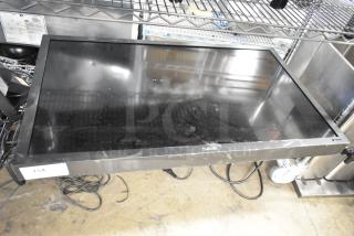 Planar PS4200 television, black, used condition, cords visible, buyer must dismantle, freight charges apply.