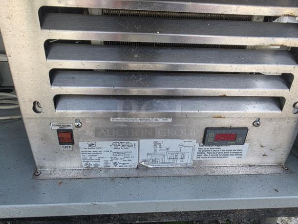 Duke SUB-CP-TC60M Subway sandwich condiment prep table refrigerator cooler, stainless steel, needs new plug, 60".