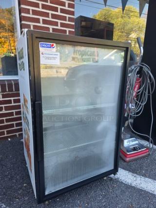 True GDM-07 One Section Countertop Glass Door Refrigerated Merchandiser. - Item #1216094