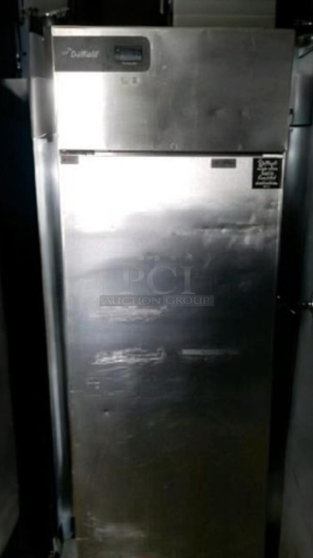Delfield GBF1P-S-IJ single door reach-in refrigerator, stainless steel, 115V, outstanding condition, tested and working.