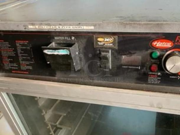 Hatco FSHC-6W2 Flav-R-Savor heated holding cabinet in superb condition, displays control panel with labels and settings.