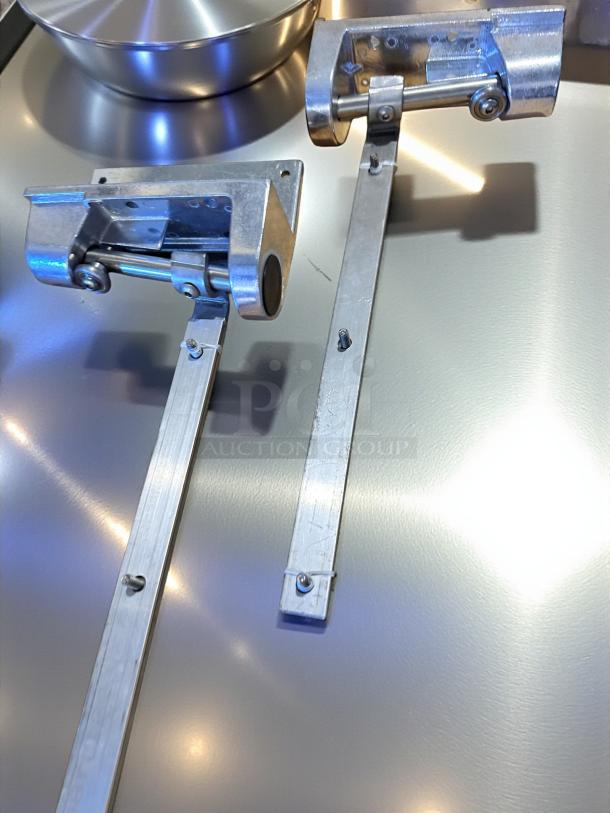 Top-tier ClearVu™ stripless swinging door assembly by CCI Industries, featuring heavy-duty aluminum hinges and mounting kit. Fully tested.