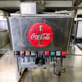 Immaculate Lancer IBD 4500, 8-flavor Coca-Cola soda fountain dispenser. Fully tested, working condition, 115V.