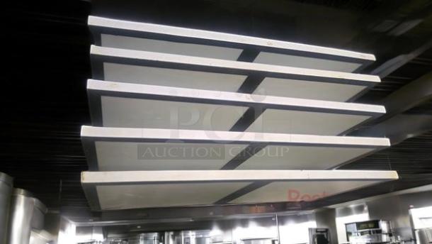 Lot of 12 menu boards and lighting assemblies by Commercial Grade Display Systems. Includes double and single boards. Fully tested.