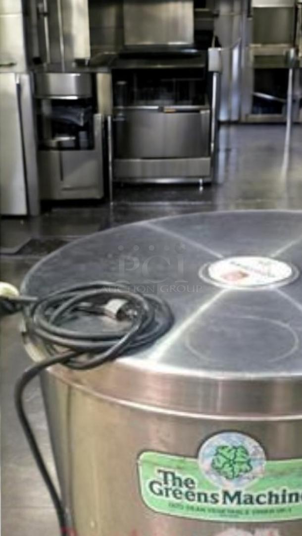 The Greens Machine Commercial Electric Lettuce Dryer, 115V, stainless steel, excellent condition, fully tested and working.