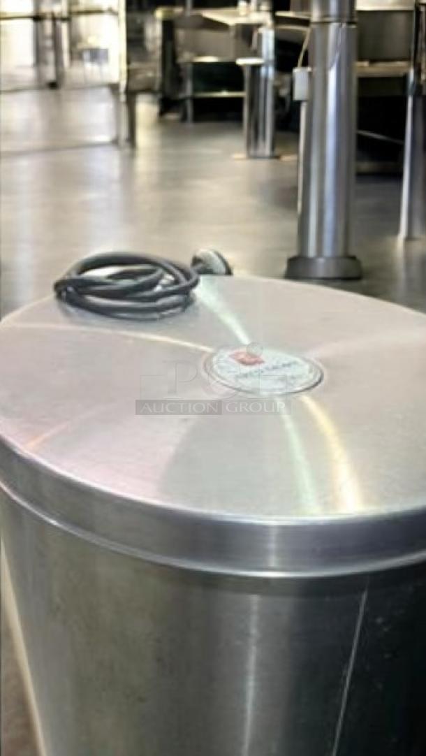 The Greens Machine electric lettuce dryer, stainless steel, fully tested, commercial model, 115V, excellent condition.