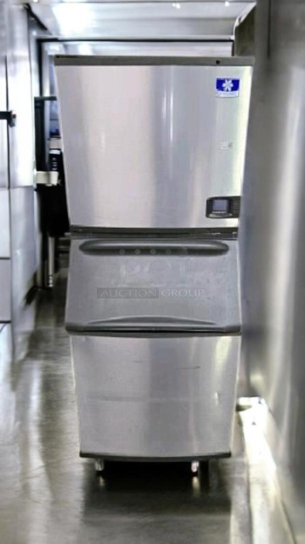Manitowoc IYT0900A-261 Indigo NXT ice machine with bin in outstanding condition, air-cooled, 208-230V. Fully tested and working.