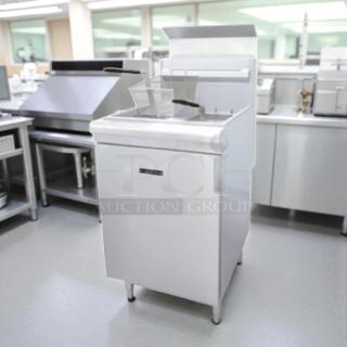 Amazing Find - Adcraft BDGF-150/NG Black Diamond Floor-Standing Fryer, 150,000 BTU, Natural Gas - Tested and Working! - Item #1214303