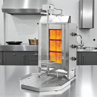 AXIS AX-VB3 18" vertical gas broiler, 3 burners, great condition, tested working. Stainless steel, kitchen setting.