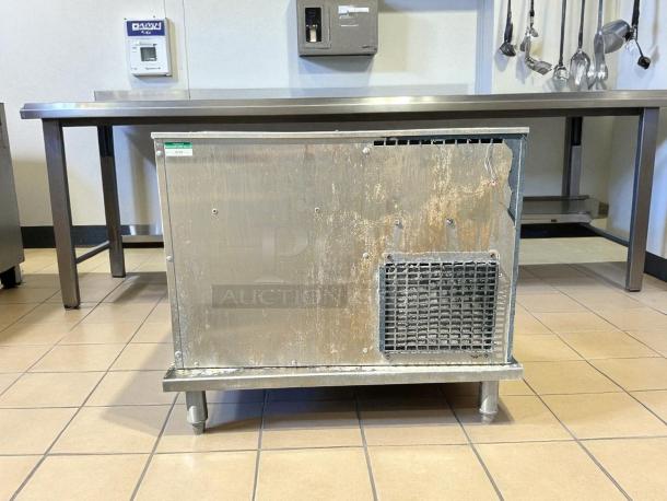 Multiplex SC180 Super-Chil Water Chiller, tested and working, stainless steel, used condition, visible wear, front vent.