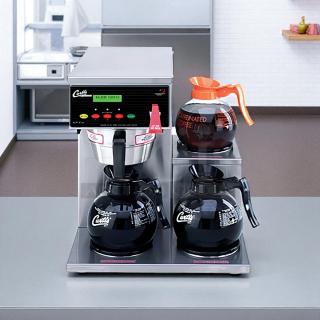 Great Condition -Curtis ALPHA 3DR Coffee Brewer with 3 Lower Warmers on Right - 120/220V  - Tested and Working! - Item #1214379
