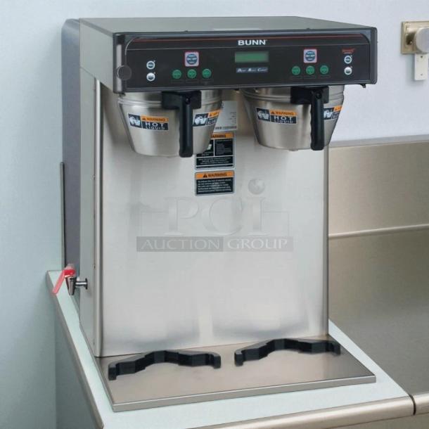 BUNN ICB Infusion Series Twin Soft Heat Coffee Brewer in great condition, tested and working, 120/208V.