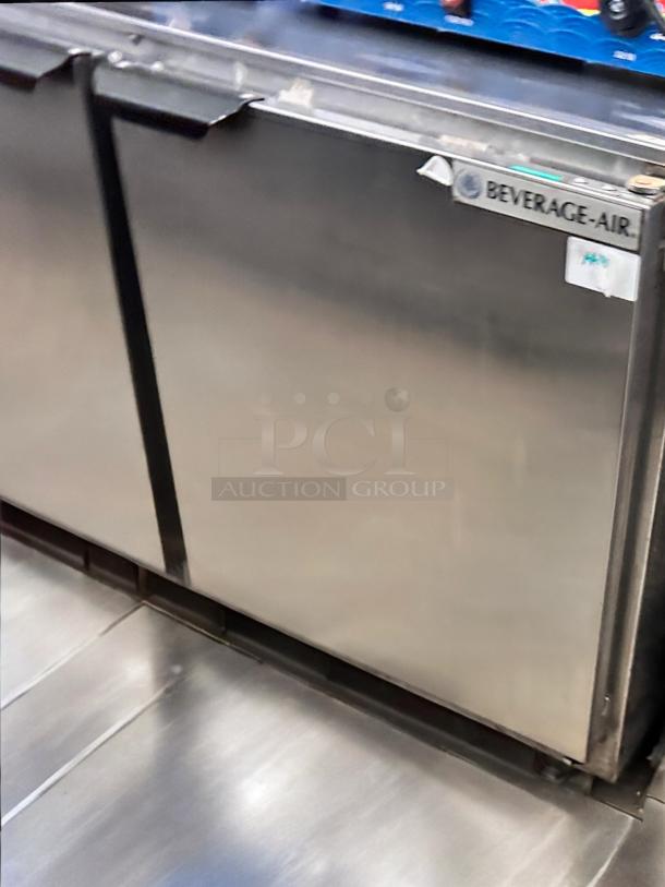 Beverage-Air UCR48A-23 undercounter refrigerator in outstanding condition with two solid doors, fully tested and working.