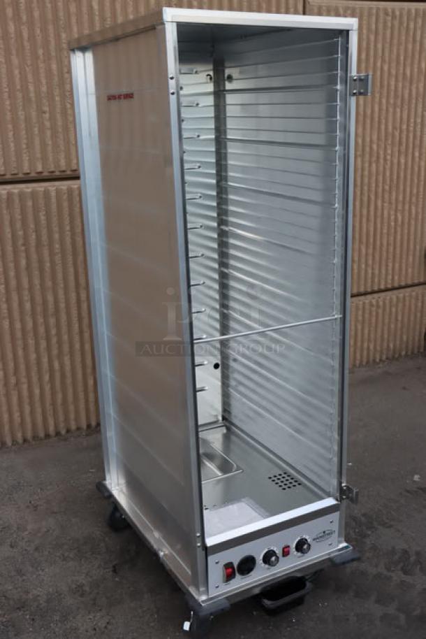MainStreet Equipment CHP-1836U heated holding cabinet, new, scratch-n-dent, missing clear door, full size, 120V, serial 20250103546.