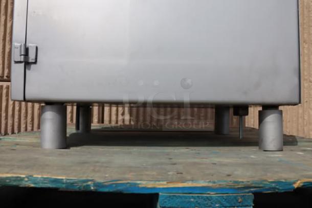 BRAND NEW ProCut KS-120 Vertical Band Meat Saw, 120" Blade, floor model, 220V, 3 hp, scratch-and-dent condition.