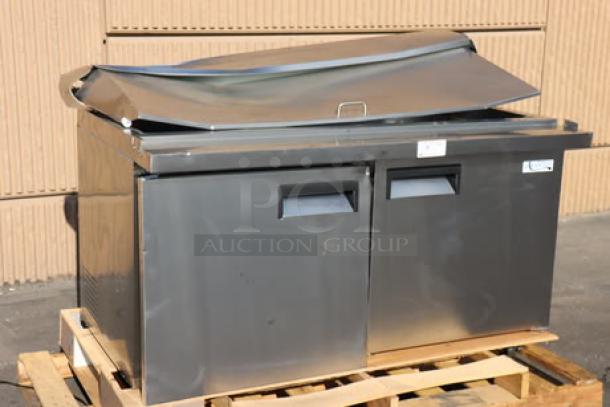 BRAND NEW SCRATCH-N-DENT! Avantco APT-60M-HC 60" 2 Door Mega Top Refrigerated Sandwich Prep Table