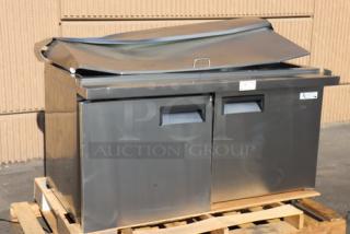 BRAND NEW SCRATCH-N-DENT! Avantco APT-60M-HC 60" 2 Door Mega Top Refrigerated Sandwich Prep Table